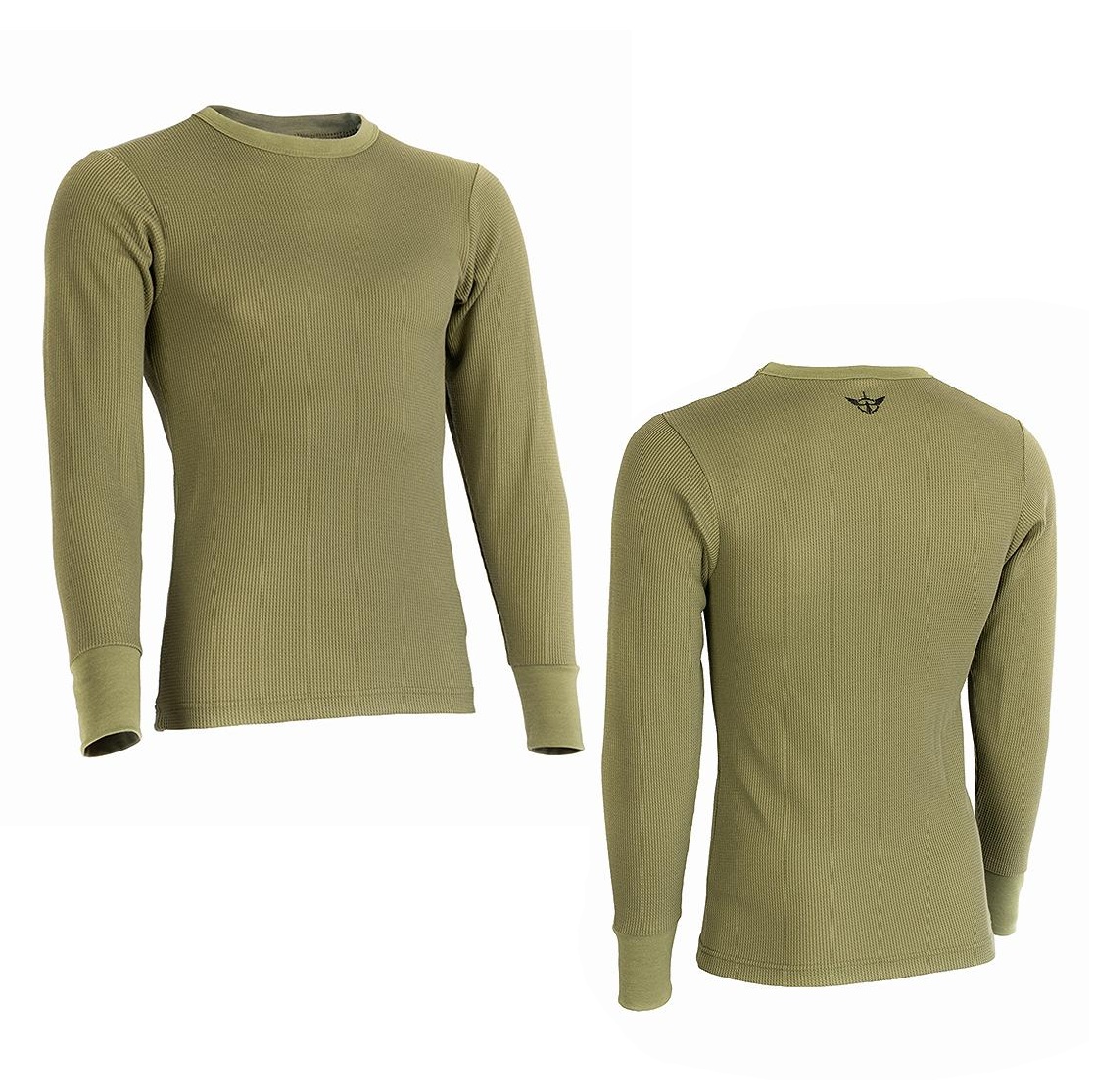 openland echo maglia termica olive waffle technology