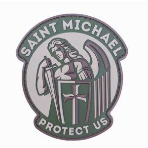 jtg saint michael protect us patch large multicam