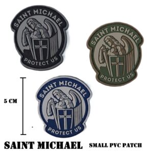 jtg small saint michael protect us patch