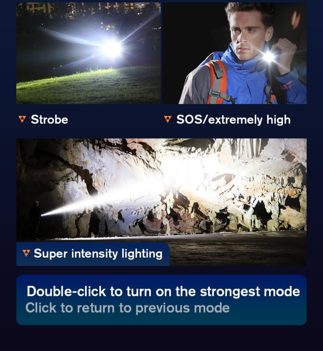 SUPERFIRE A20 Tactical Flashlight – 1700 Lumens - immagine 9